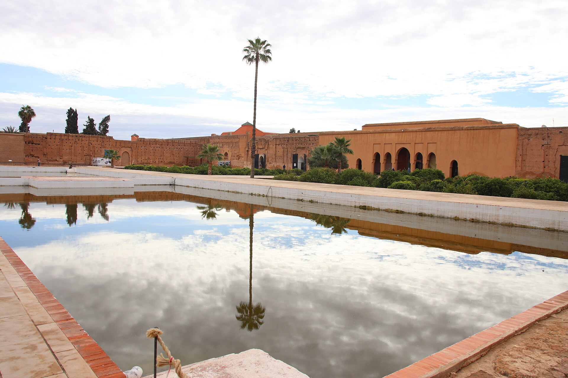The great courtyard of El Badi Palace